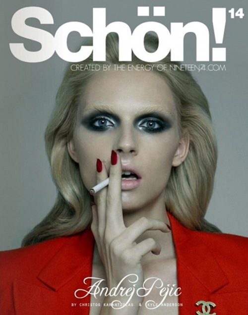 Andrej featured in the cover of Schön, October 2011