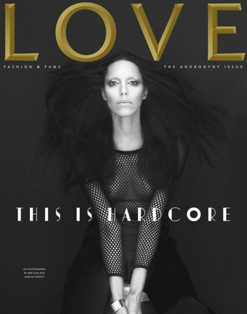 Lea T. styled by Katie Grand for the cover of Love, SS 2011