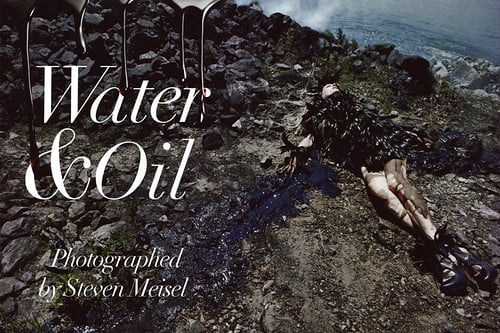 Water & Oil by Steven Meisel